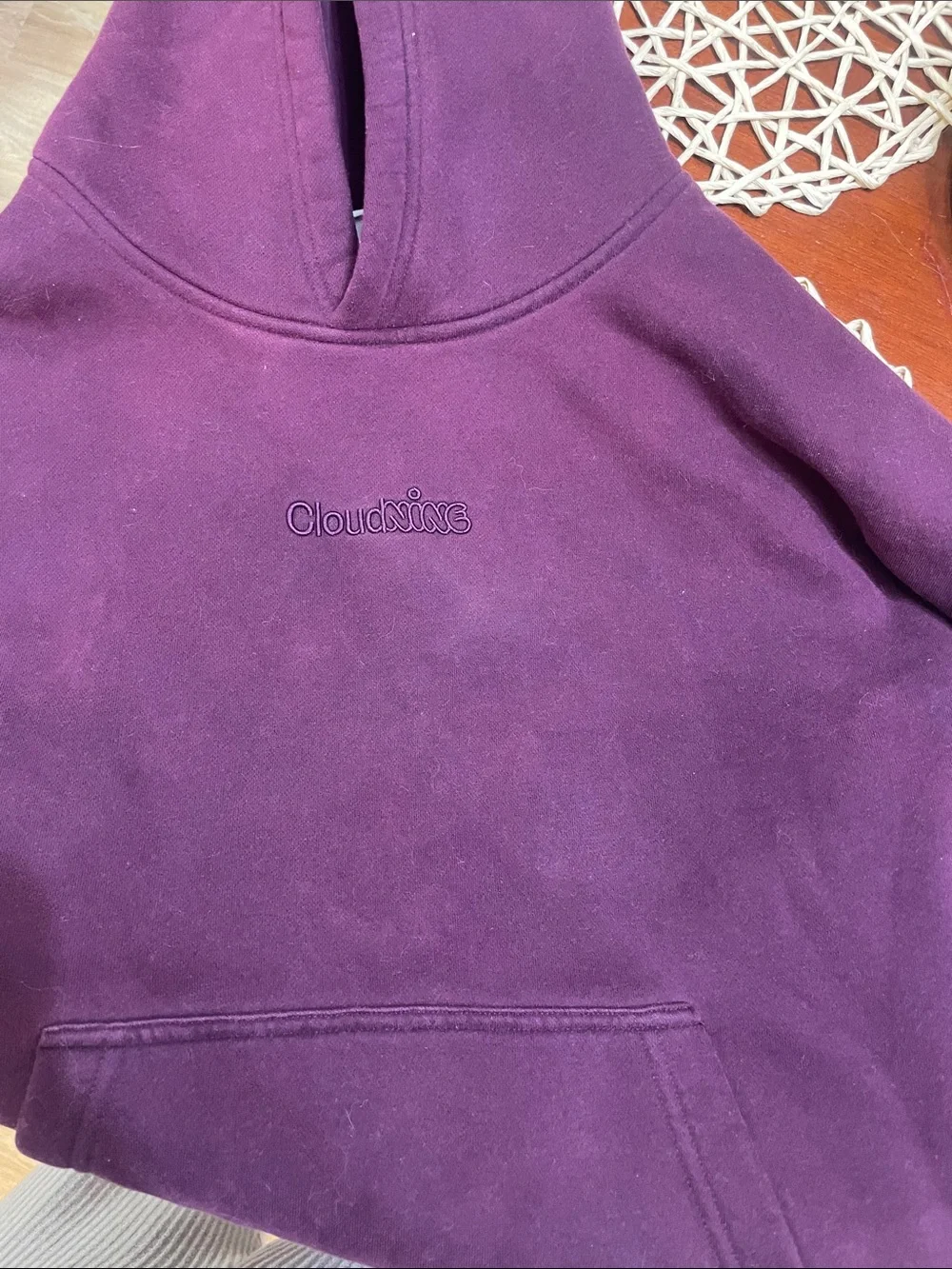 Cloudnine matching set Set with fidgets grounding hoodie